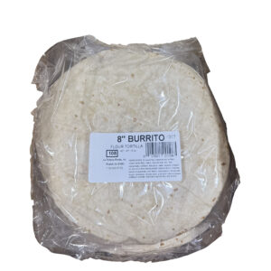 8 Inch Pressed Flour Tortillas | Packaged