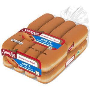 White Hotdog Buns | PKG