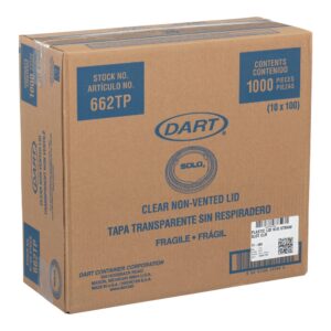 100 FLAT LID/SD5,SD8,TP9 CLR SOLO | COR