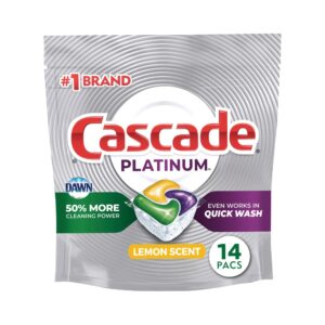 Cascade Platinum Lemon Dishwashing Pods | IPG