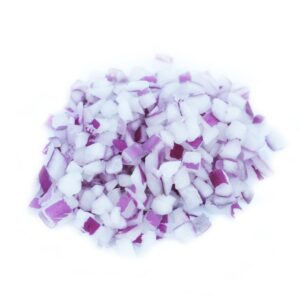 1/4″ Diced Red Onions | RAW