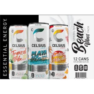 CELSIUS ENERGRY BEACH VIBE VARIETY 12FLZ | COR