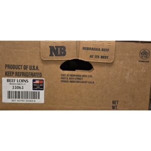 No Roll Beef Strip Loins, Boneless | COR