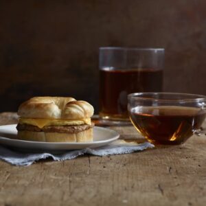 Sausage, Egg & Cheese Croissant Breakfast Sandwiches | PWB