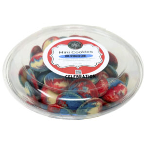 Palermo Patriotic Swirl Cookie Bowl | Packaged