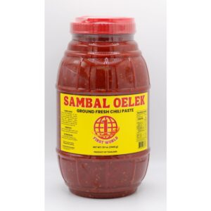 First World Sambal Oelek Chili Paste 1gal | IPG