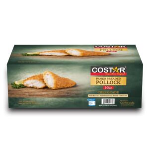 CStar Raw Breaded Pollock Portion 2-3oz 5lb | COR