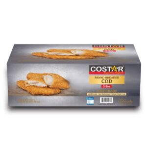 CStar Raw Breaded Cod Portion 2-3oz 5lb | COR