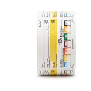 2 x 3 Inch Removable Shelf Life Labels | RAW