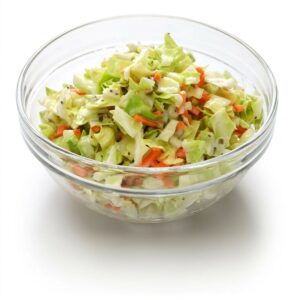Finely Diced Cabbage with Carrots | RAW